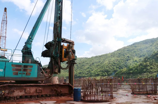 加入一带一起重大项目 8188cc威尼斯智能旋挖钻扬名阿墨江特大桥