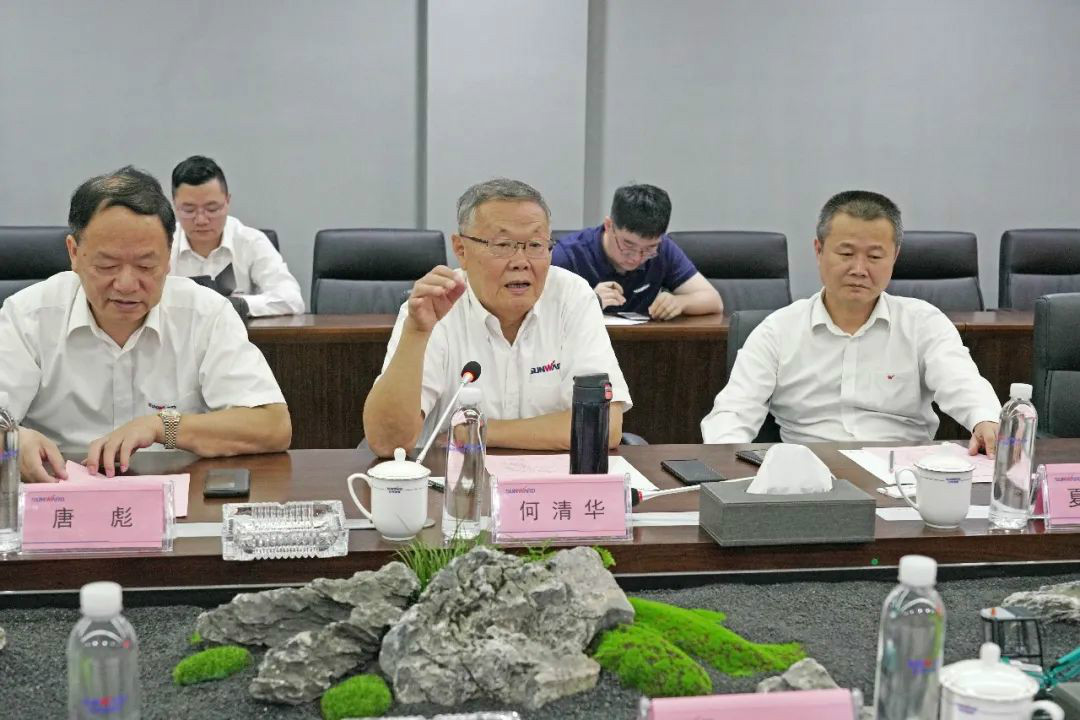 中铁装备赵华总司理莅临8188cc威尼斯智能交流