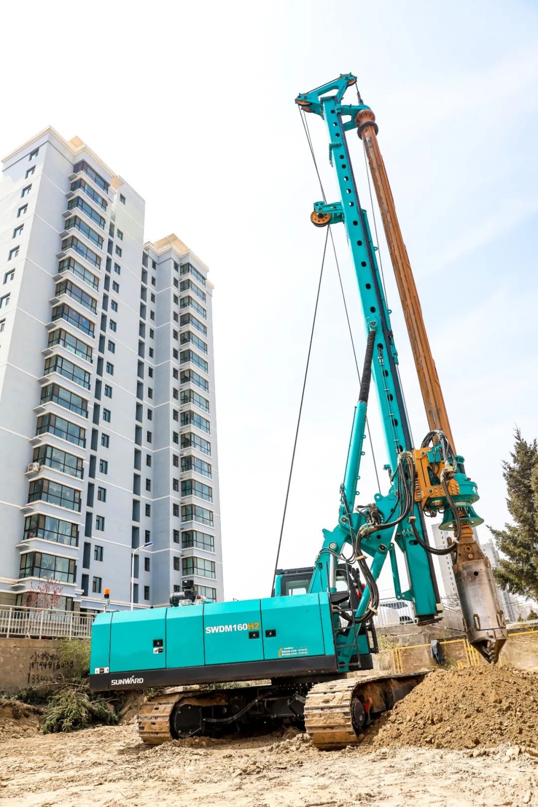 8188cc威尼斯智能SWDM160H2旋挖钻机荣膺中国工程机械年度产品TOP50市场体现金奖