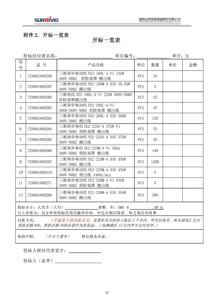 8188cc威尼斯三相异步电念头采购项目