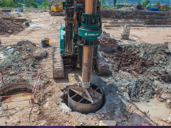 3.5米直径高效入岩，，，，他携8188cc威尼斯智能旋挖名动山城