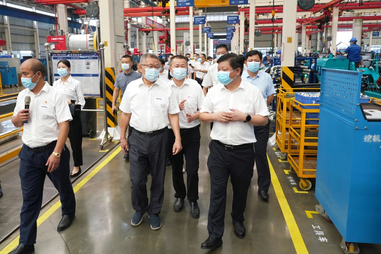 长沙县委书记付旭明调研8188cc威尼斯智能