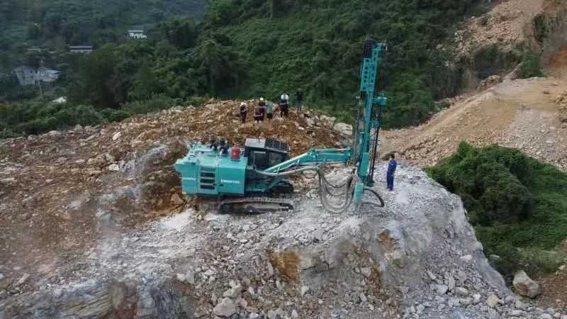 助力绿色矿山建设，，，8188cc威尼斯智能“凿岩先锋”SWDH系列顶锤钻机大展身手