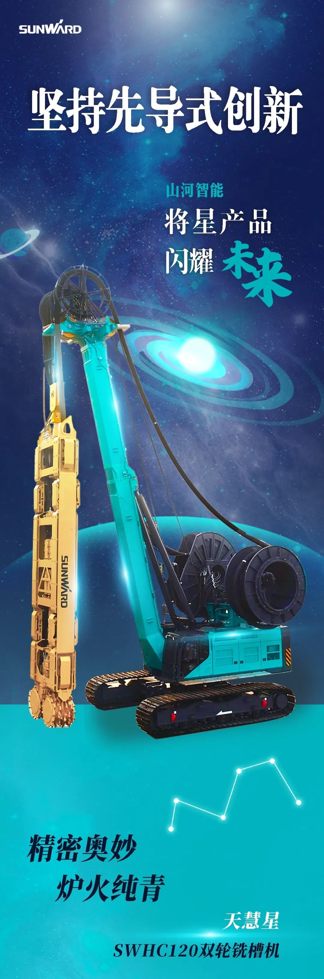 一图读懂 | 8188cc威尼斯智能地下工程装备四大“将星”产品荣耀来袭