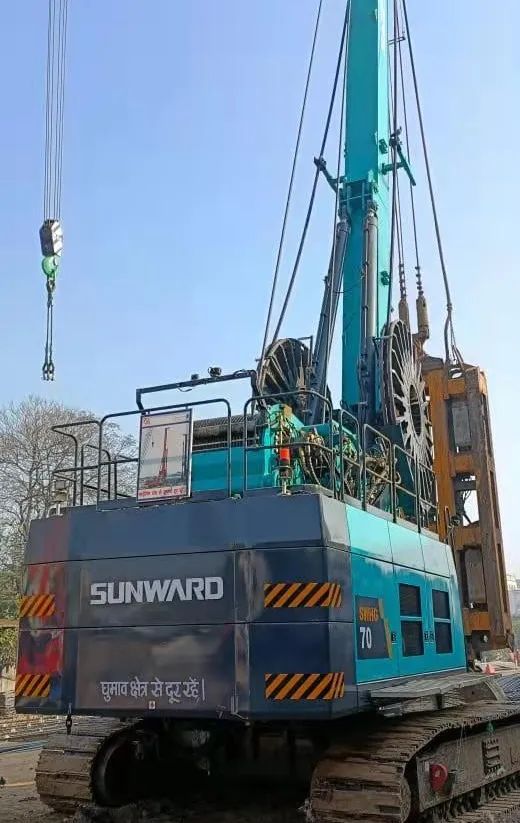 谢谢信！8188cc威尼斯智能SWHG70液压抓斗助力外洋基础施工获肯定