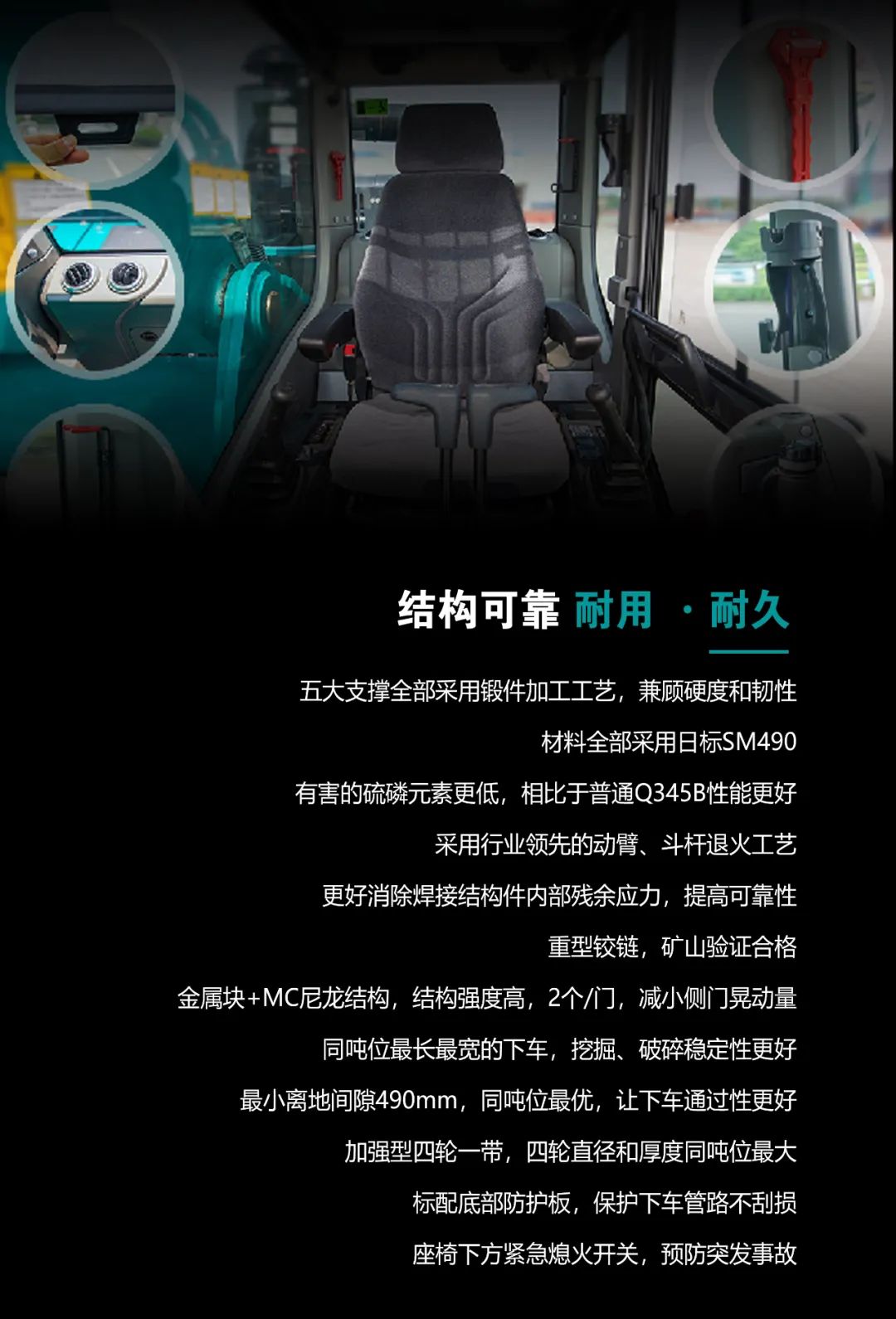 一图读懂 | 高配、高效！8188cc威尼斯智能新一代26吨级挖掘机助您“掘”胜千里