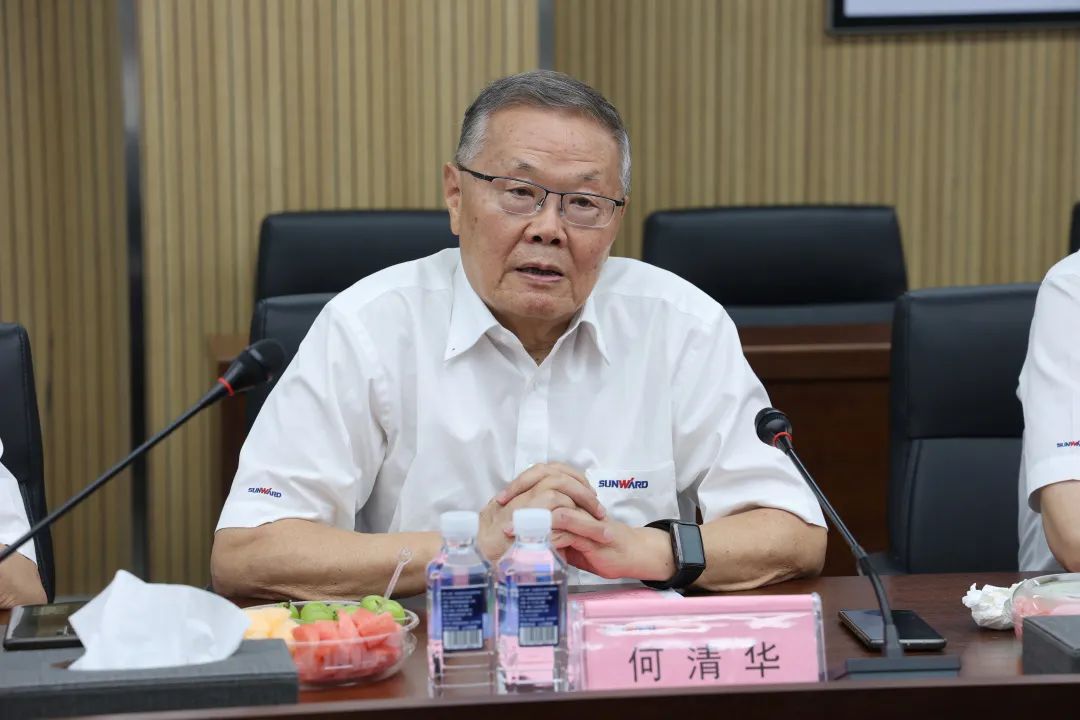 紫金矿业集团党委书记、董事长陈景河莅临8188cc威尼斯智能考察交流