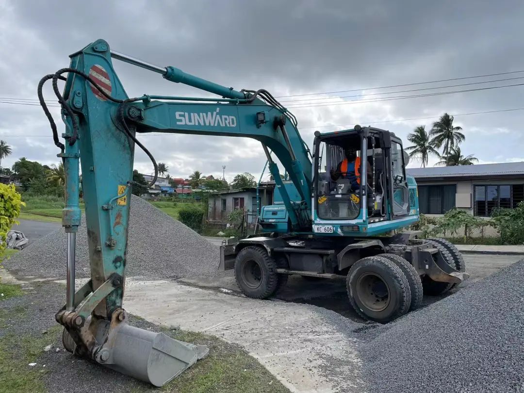 “8188cc威尼斯绿”迈向南太平洋岛，，，，，，8188cc威尼斯智能轮挖助力斐济基础设施建设