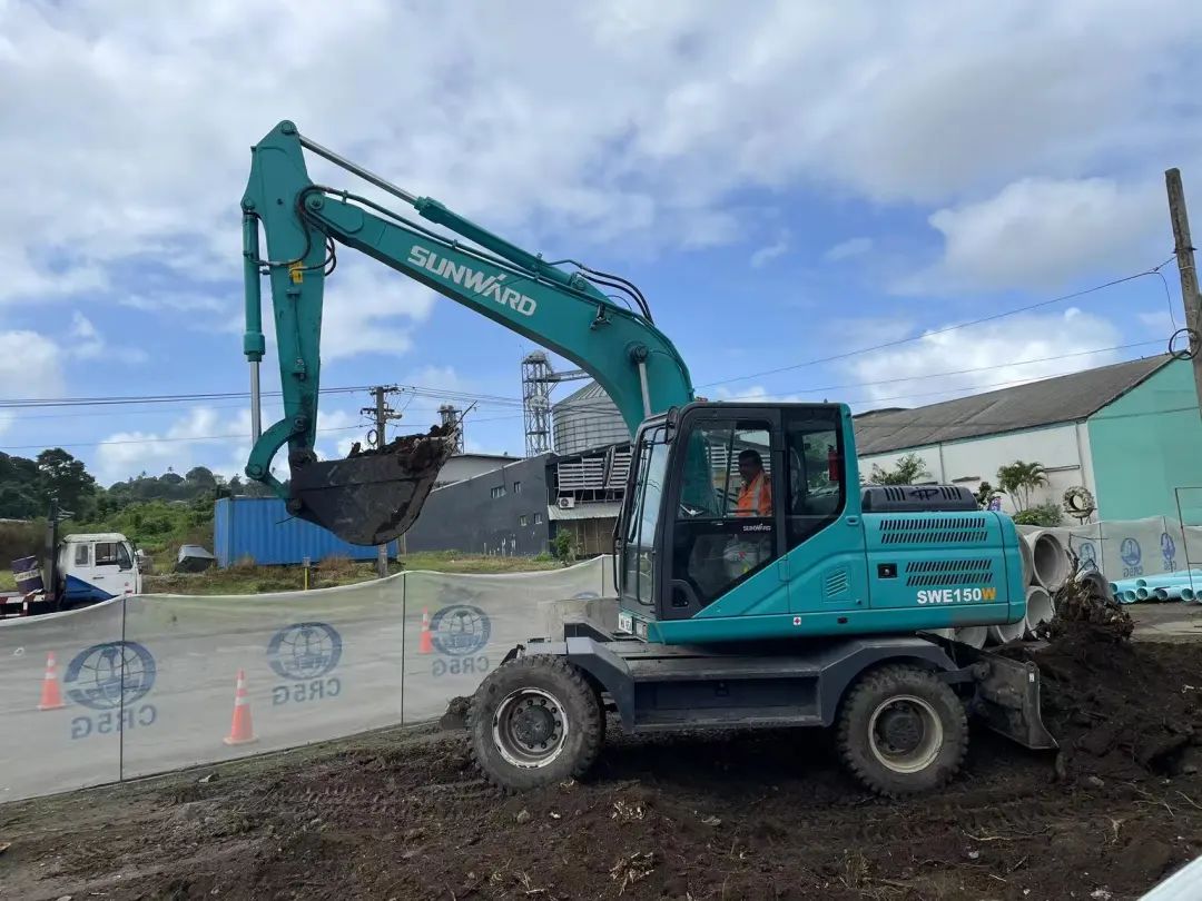 “8188cc威尼斯绿”迈向南太平洋岛，，，，，，8188cc威尼斯智能轮挖助力斐济基础设施建设