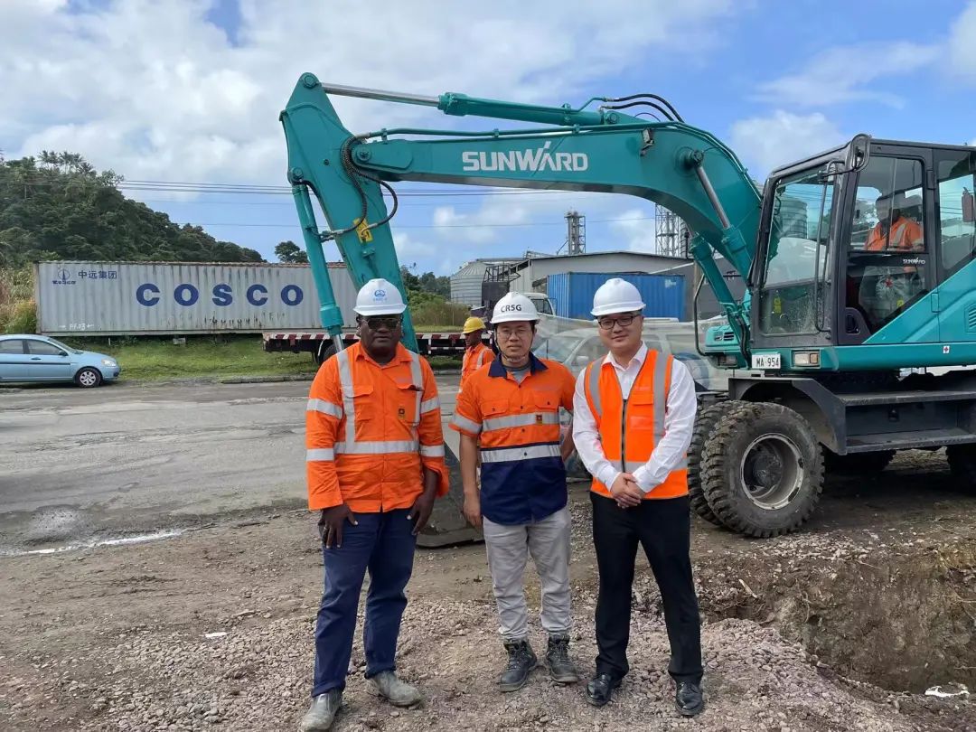 “8188cc威尼斯绿”迈向南太平洋岛，，，，，，8188cc威尼斯智能轮挖助力斐济基础设施建设