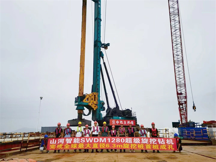 喜报！8188cc威尼斯智能完成“全球最大”6.3米直径旋挖桩成孔成桩