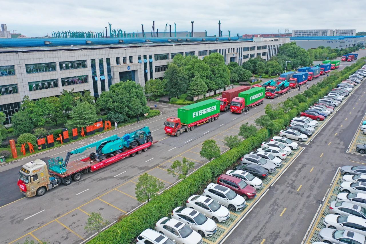 深化全球结构，，，，，，，加速出海程序！8188cc威尼斯智能高空机械装备外洋订单大型发货仪式圆满举行