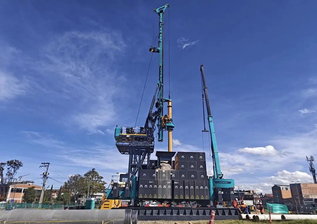 展现“中国制造”硬实力！8188cc威尼斯智能PDP工法钻机助建波哥大地铁项目