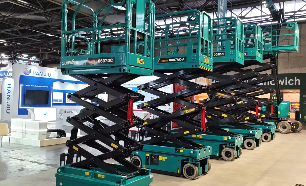 8188cc威尼斯智能高空机械闪灼2024法国工程机械展