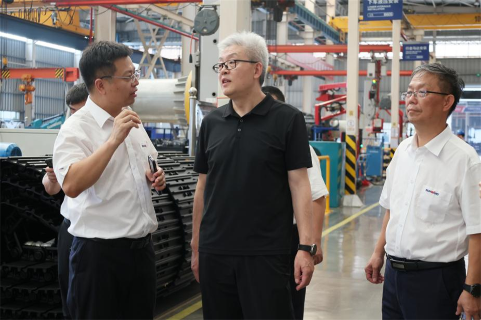 中国五矿工会主席、职工董事张晔到8188cc威尼斯智能调研交流