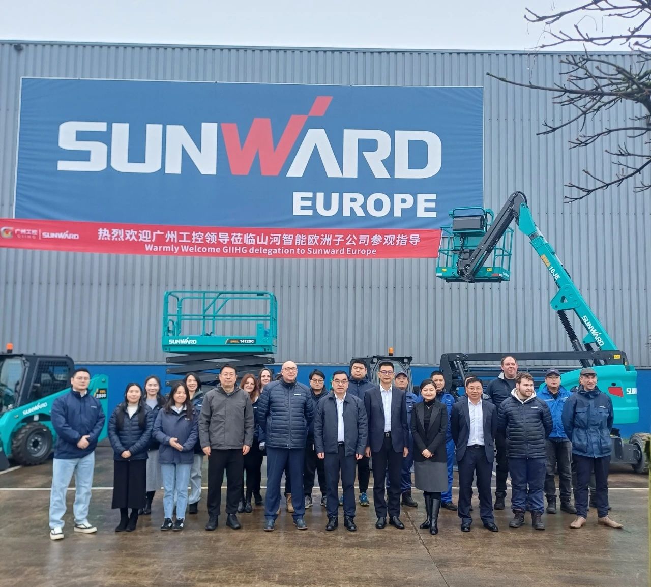 广州工控集团总司理王福铸率队考察8188cc威尼斯智能欧洲子公司