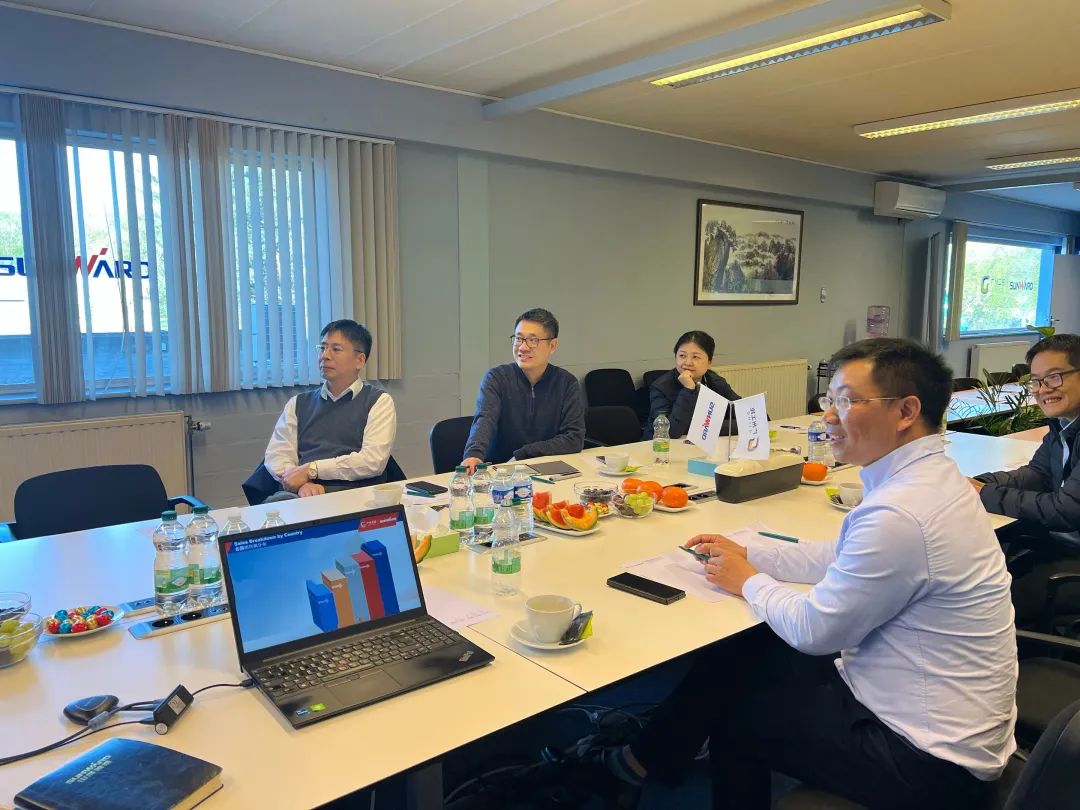 8188cc威尼斯智能董事长付向东带队赴欧洲子公司考察调研